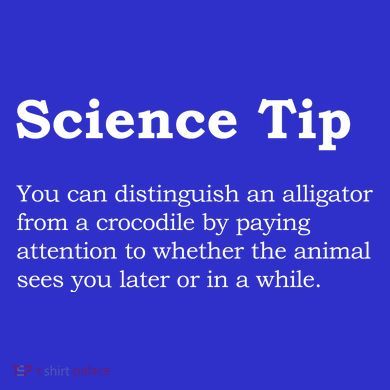 Crocodile Alligator Funny Science Tip Coaster