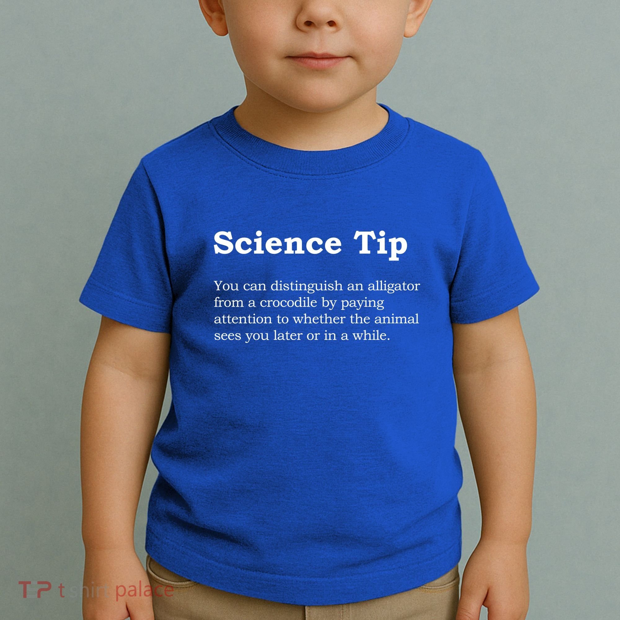 Crocodile Alligator Funny Science Tip Toddler T-Shirt