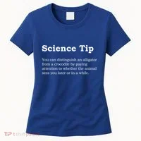 Crocodile Alligator Funny Science Tip Women's T-Shirt thumb 0