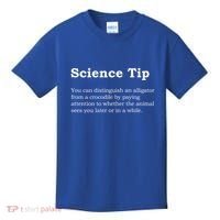Crocodile Alligator Funny Science Tip Kids T-Shirt thumb 0