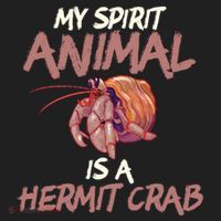 Cute And Funny My Spirit Animal Is A Hermit Crab Cool Gift Beanie thumb 2