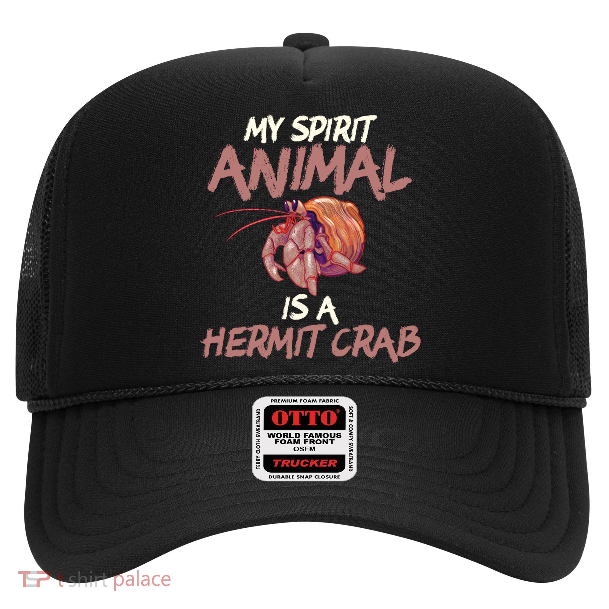Cute And Funny My Spirit Animal Is A Hermit Crab Cool Gift Hat
