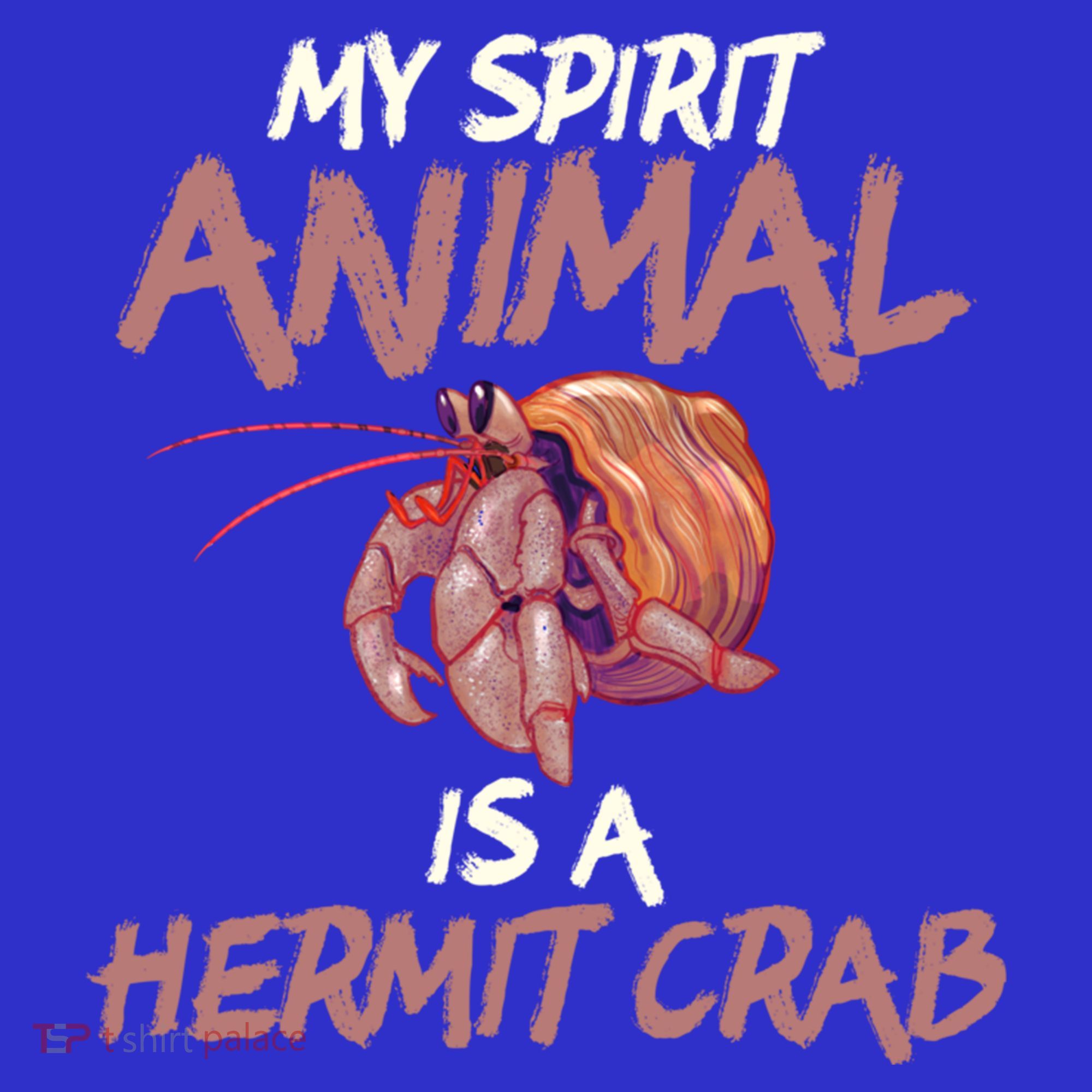 Cute And Funny My Spirit Animal Is A Hermit Crab Cool Gift Hoodie