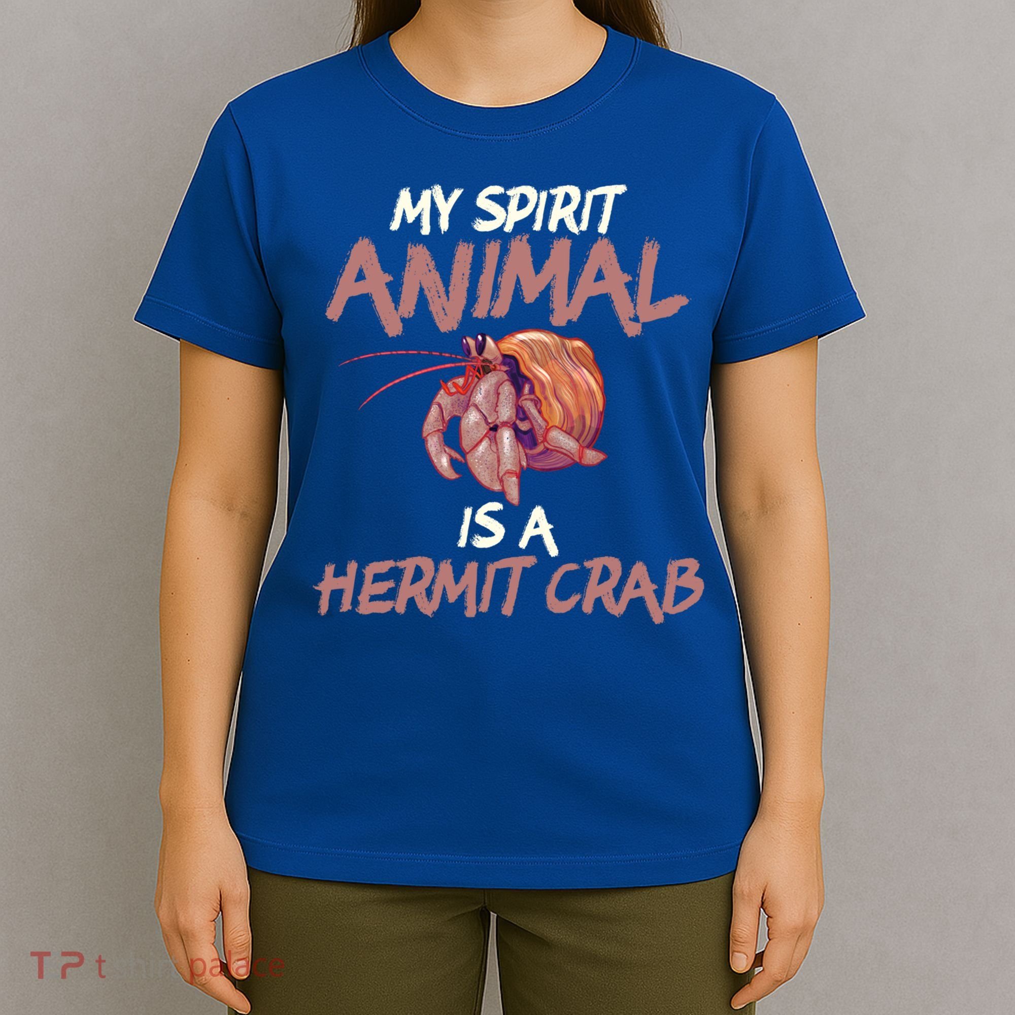 Cute And Funny My Spirit Animal Is A Hermit Crab Cool Gift T-Shirt