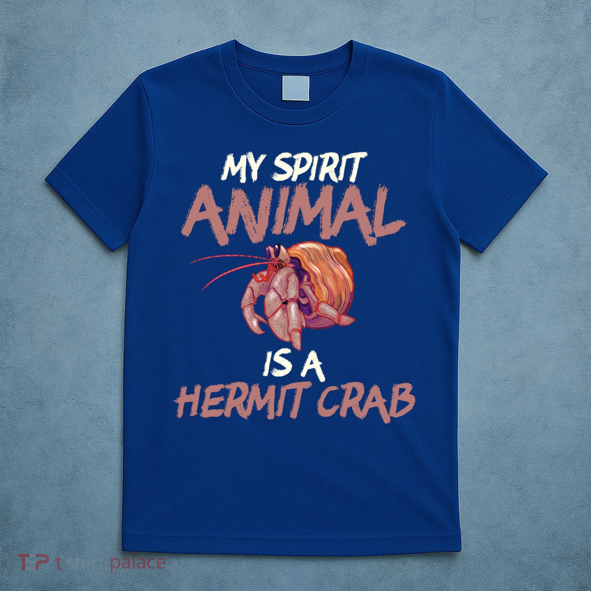 Cute And Funny My Spirit Animal Is A Hermit Crab Cool Gift T-Shirt