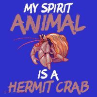 Cute And Funny My Spirit Animal Is A Hermit Crab Cool Gift T-Shirt thumb 7