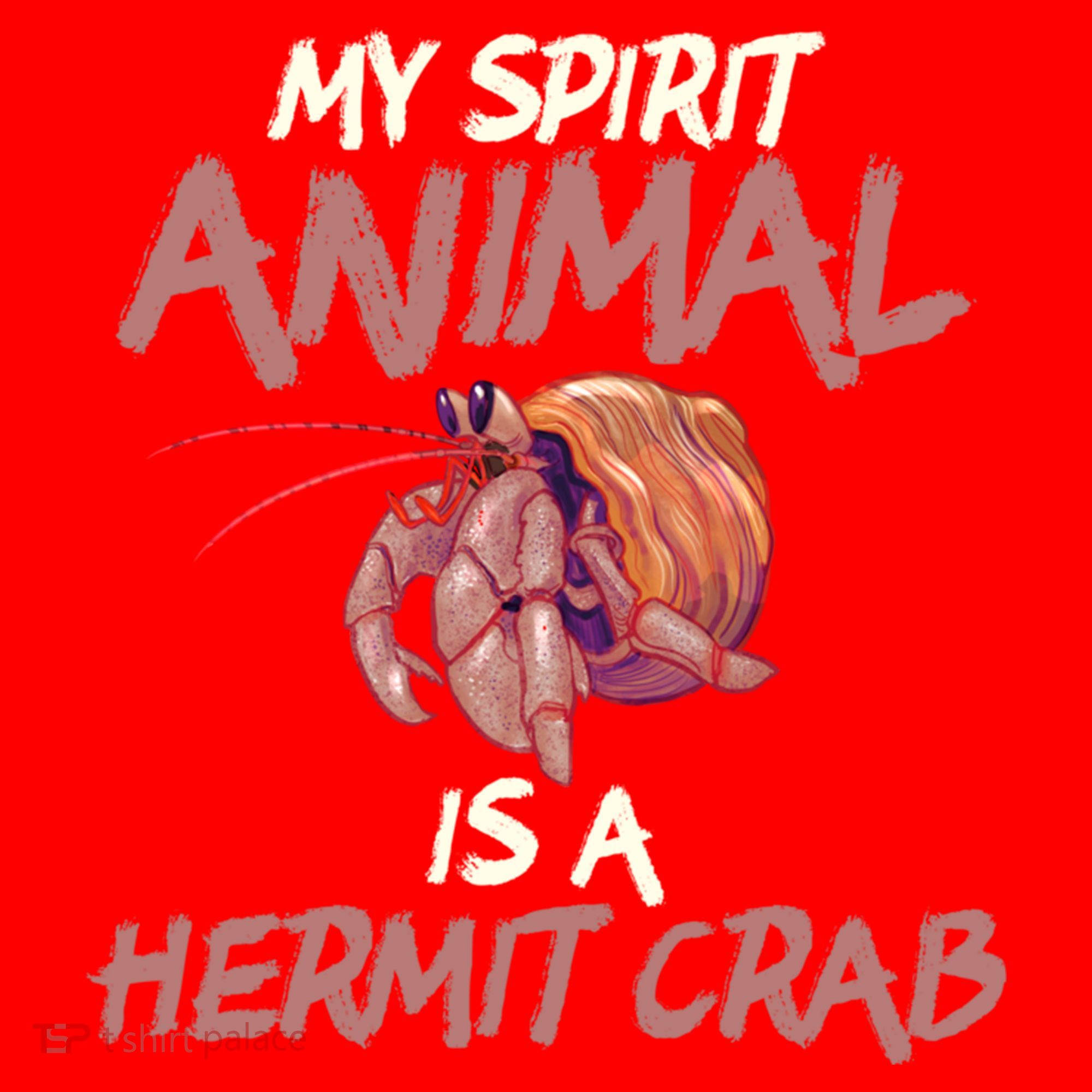 Cute And Funny My Spirit Animal Is A Hermit Crab Cool Gift Santa Hat