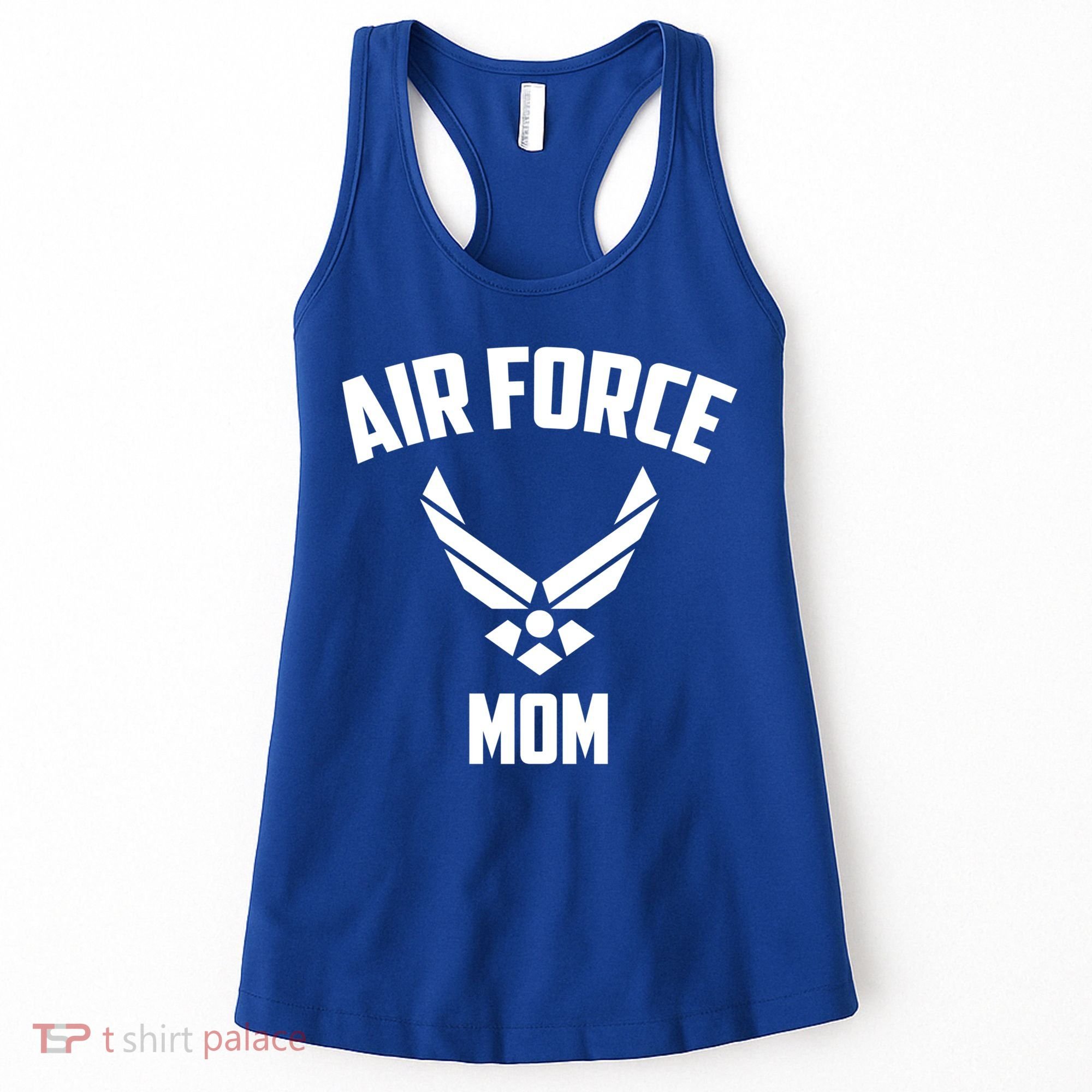 Cool Air Force Mom Gift Best Proud Military Veteran Women Funny Gift Women's Tank Top