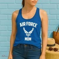 Cool Air Force Mom Gift Best Proud Military Veteran Women Funny Gift Women's Tank Top thumb 2