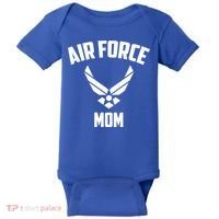 Cool Air Force Mom Gift Best Proud Military Veteran Women Funny Gift Baby Bodysuit thumb 0