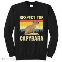 Capybara Art For Women Rodent Animal Lover Capybara Sweatshirt thumb 0