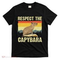 Capybara Art For Women Rodent Animal Lover Capybara T-Shirt thumb 0