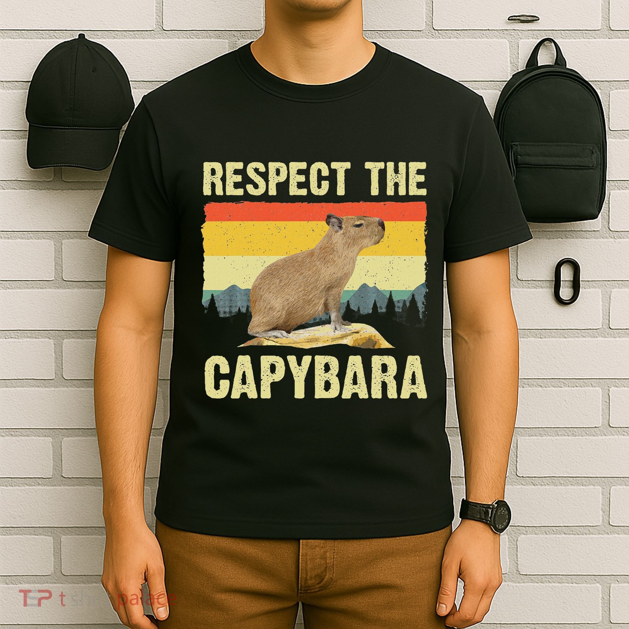 Capybara Art For Women Rodent Animal Lover Capybara T-Shirt