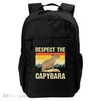 Capybara Art For Women Rodent Animal Lover Capybara Backpack thumb 0