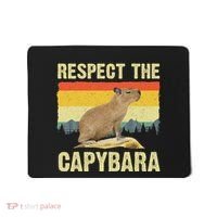 Capybara Art For Women Rodent Animal Lover Capybara Mousepad thumb 0