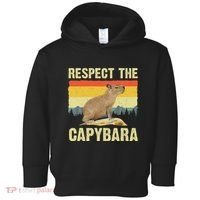 Capybara Art For Women Rodent Animal Lover Capybara Toddler Hoodie thumb 0