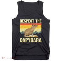 Capybara Art For Women Rodent Animal Lover Capybara Tank Top thumb 0