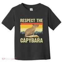 Capybara Art For Women Rodent Animal Lover Capybara Toddler T-Shirt thumb 0