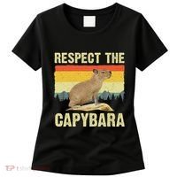 Capybara Art For Women Rodent Animal Lover Capybara Women's T-Shirt thumb 0