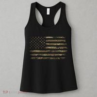 Camo American Flag Usa Camouflage Women's Tank Top thumb 3