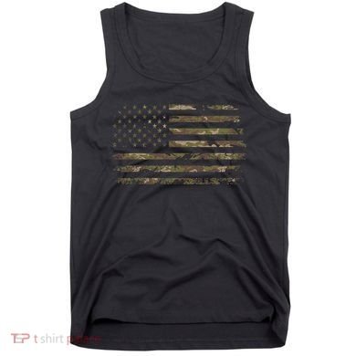 Camo American Flag Usa Camouflage Tank Top