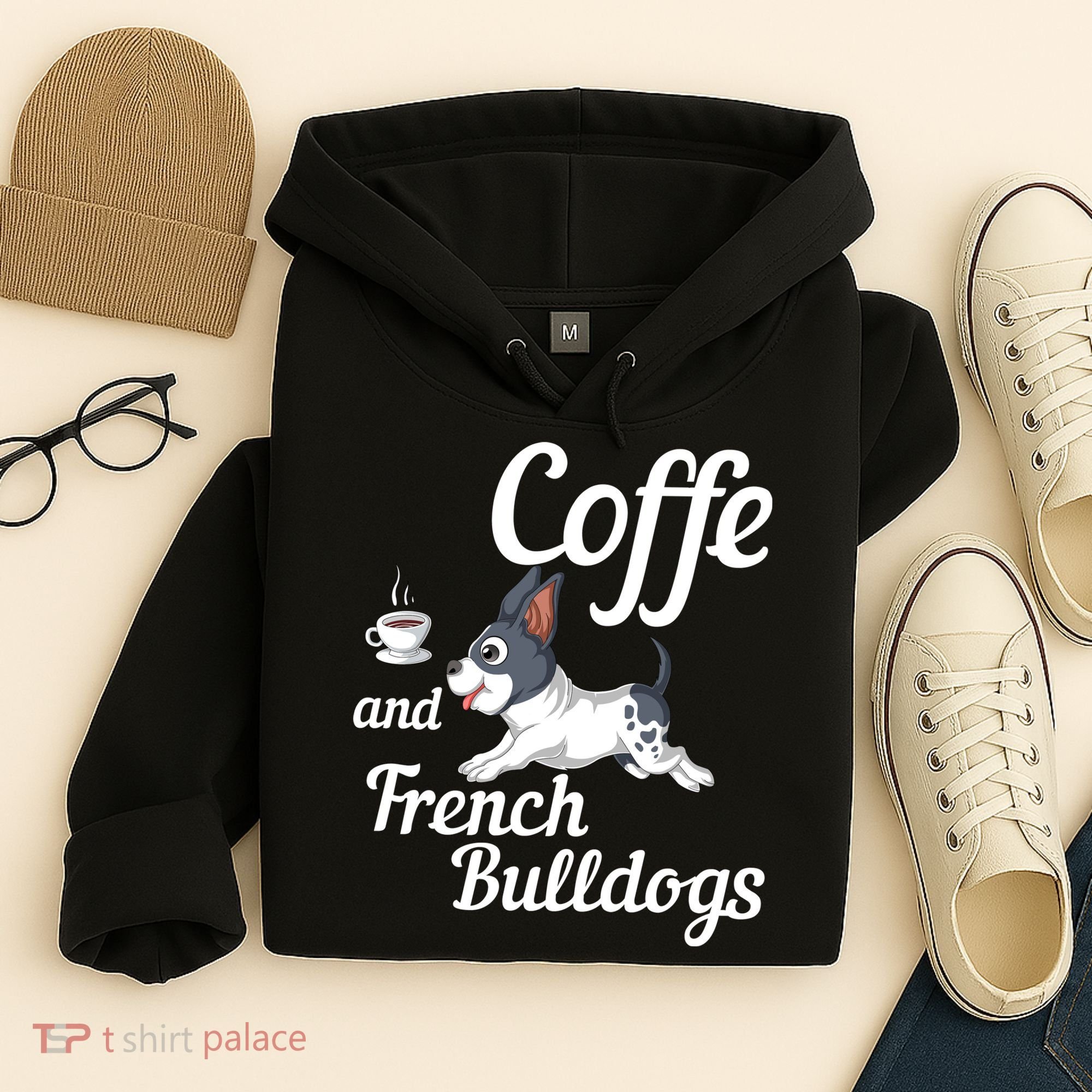 Coffee And French Bulldogs Hoodie