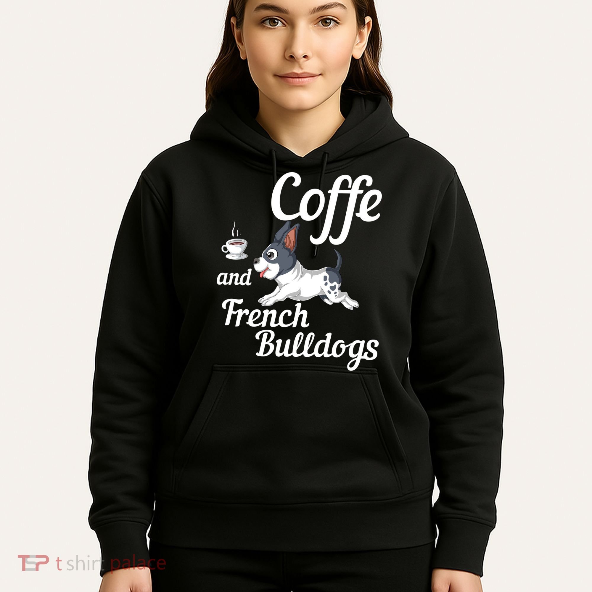 Coffee And French Bulldogs Hoodie