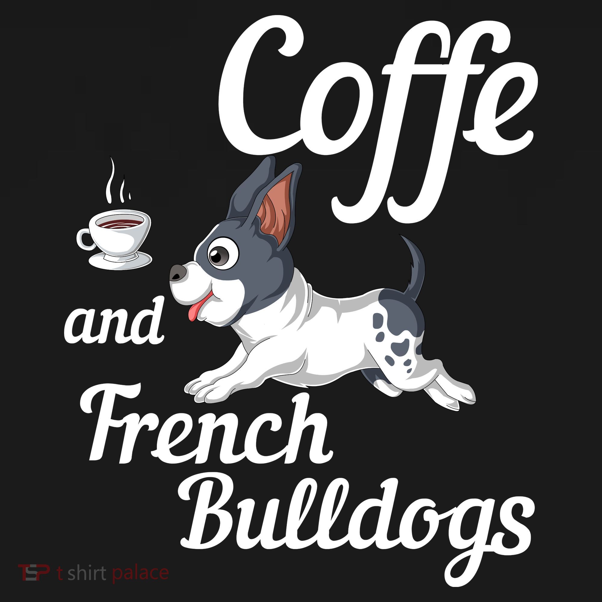 Coffee And French Bulldogs Sweatshirt