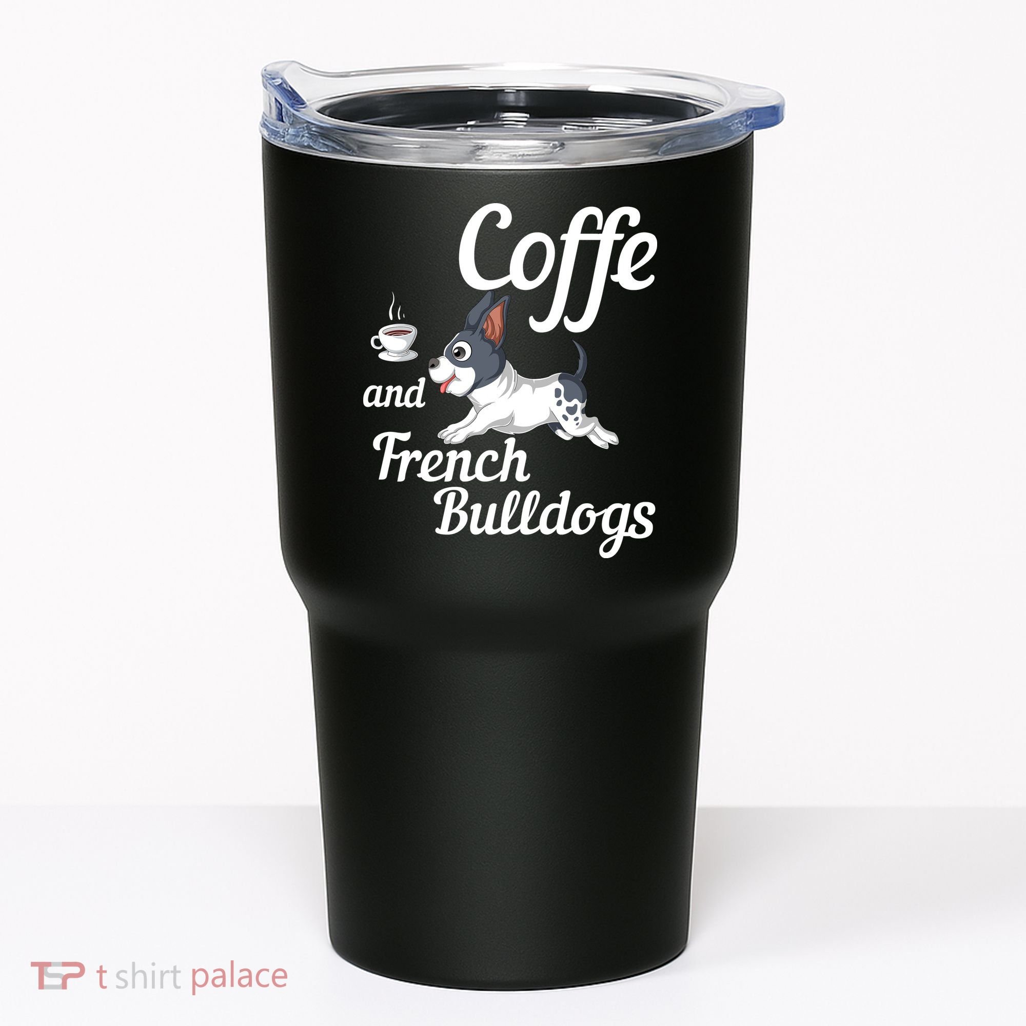 Coffee And French Bulldogs Tumbler