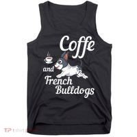 Coffee And French Bulldogs Tank Top thumb 0