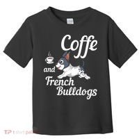 Coffee And French Bulldogs Toddler T-Shirt thumb 0