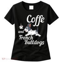 Coffee And French Bulldogs Women's T-Shirt thumb 0