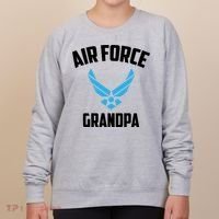 Cool Air Force Grandpa Gift Proud Us Military Veteran Gift Women's Sweatshirt thumb 0