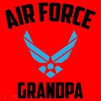Cool Air Force Grandpa Gift Proud Us Military Veteran Gift Santa Hat thumb 1