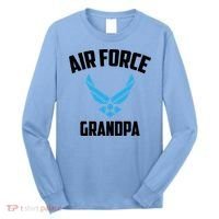 Cool Air Force Grandpa Gift Proud Us Military Veteran Gift Long Sleeve Shirt thumb 0