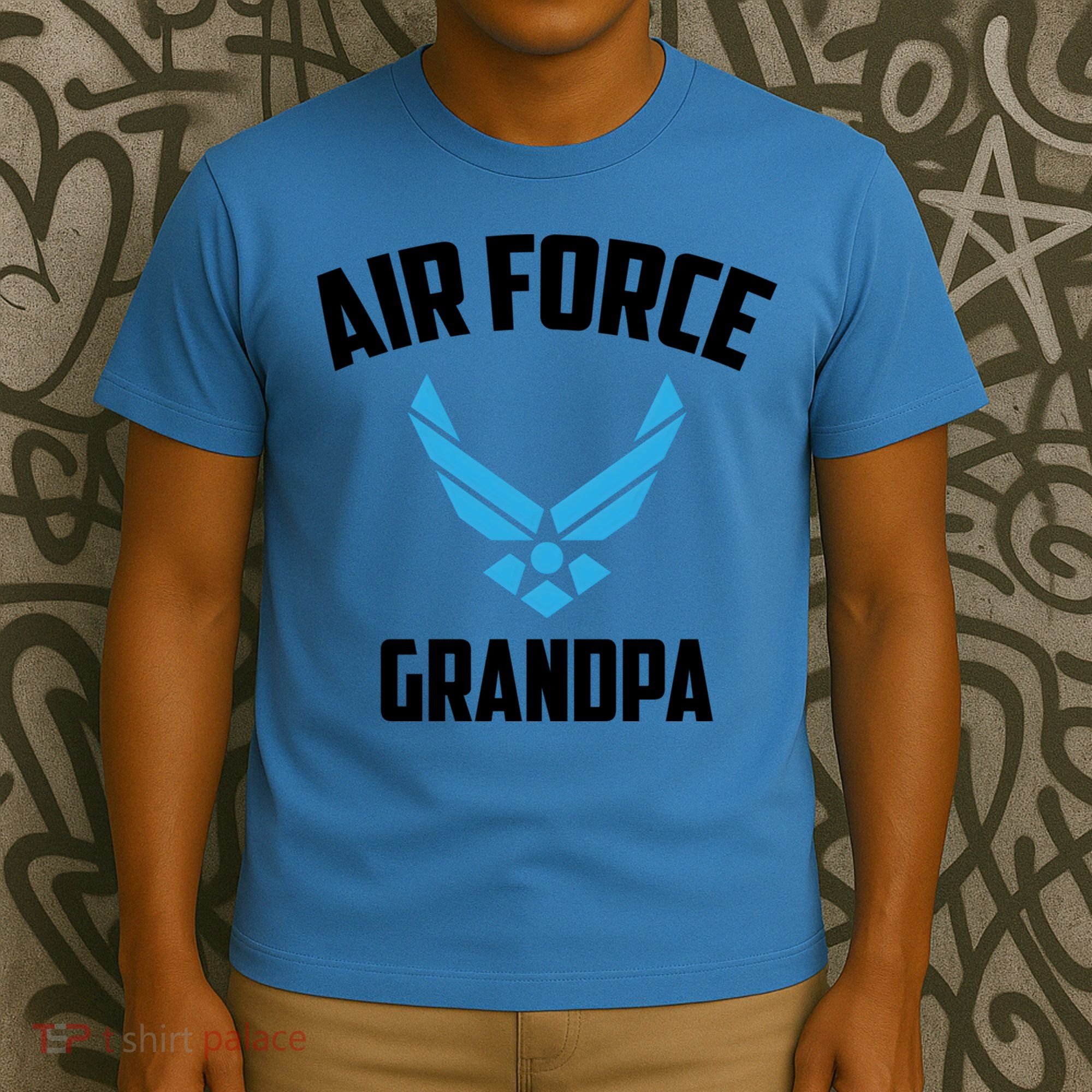Cool Air Force Grandpa Gift Proud Us Military Veteran Gift T-Shirt