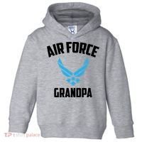 Cool Air Force Grandpa Gift Proud Us Military Veteran Gift Toddler Hoodie thumb 0