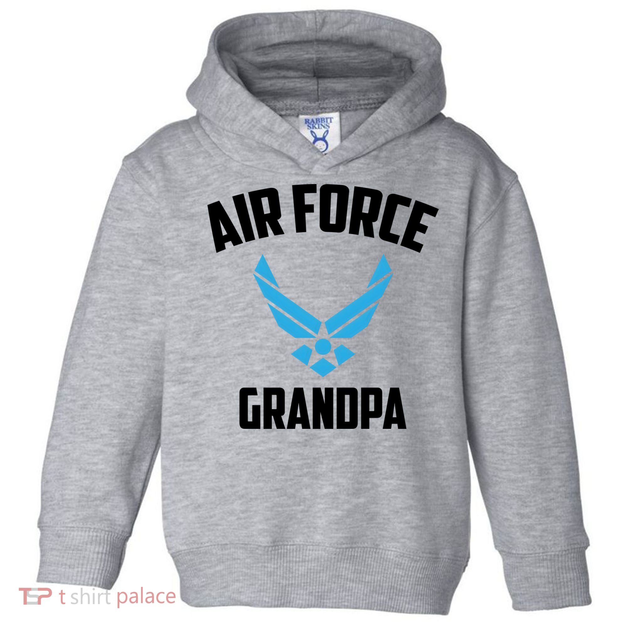Cool Air Force Grandpa Gift Proud Us Military Veteran Gift Toddler Hoodie