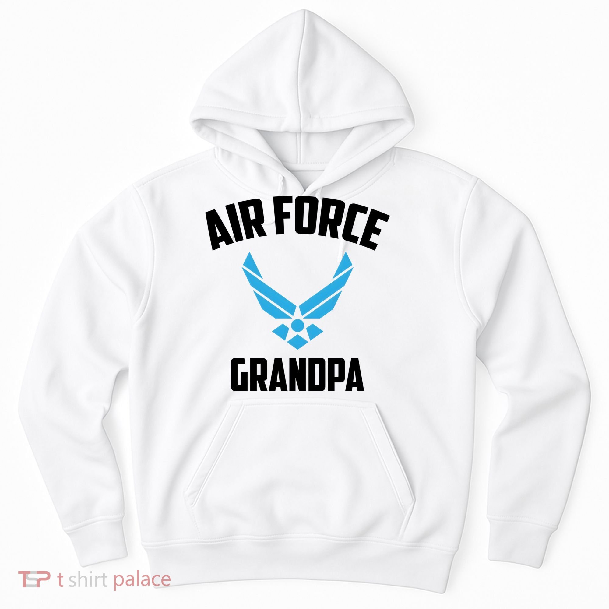 Cool Air Force Grandpa Gift Proud Us Military Veteran Gift Hoodie