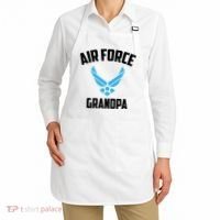 Cool Air Force Grandpa Gift Proud Us Military Veteran Gift Apron thumb 2