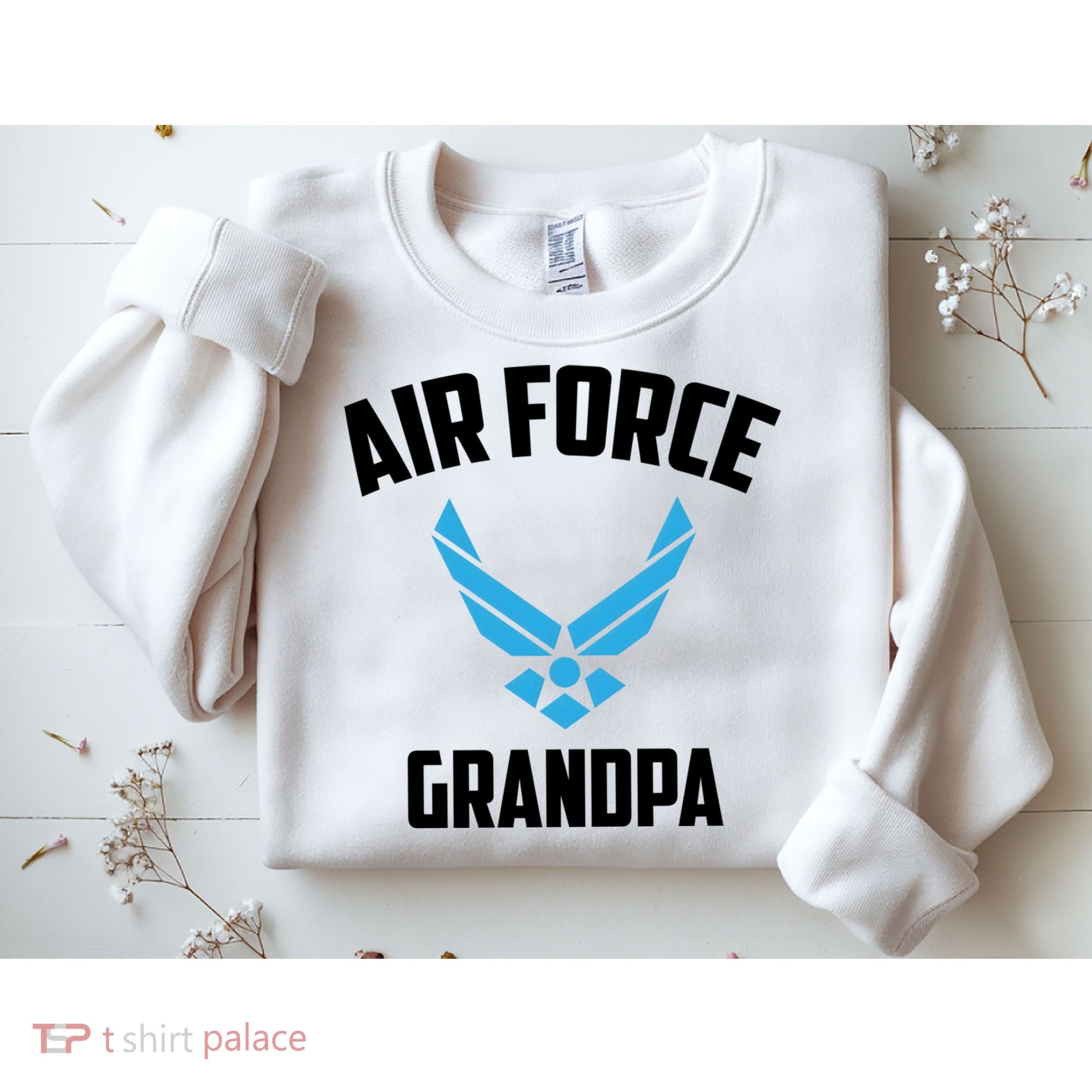 Cool Air Force Grandpa Gift Proud Us Military Veteran Gift Sweatshirt