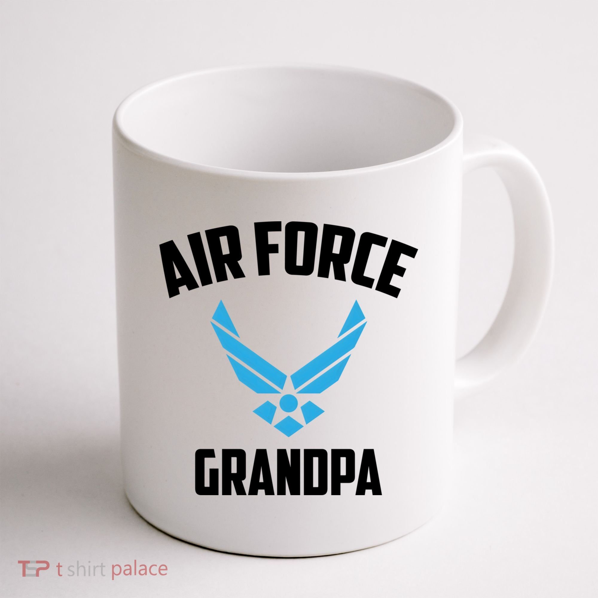 Cool Air Force Grandpa Gift Proud Us Military Veteran Gift Coffee Mug