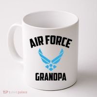 Cool Air Force Grandpa Gift Proud Us Military Veteran Gift Coffee Mug thumb 0