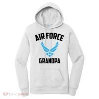 Cool Air Force Grandpa Gift Proud Us Military Veteran Gift Women's Hoodie thumb 0