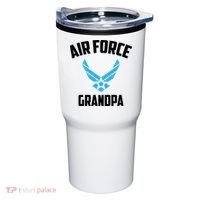 Cool Air Force Grandpa Gift Proud Us Military Veteran Gift Tumbler thumb 0