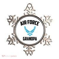Cool Air Force Grandpa Gift Proud Us Military Veteran Gift Ornament thumb 0
