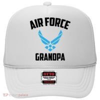 Cool Air Force Grandpa Gift Proud Us Military Veteran Gift Hat thumb 0