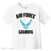 Cool Air Force Grandpa Gift Proud Us Military Veteran Gift Toddler T-Shirt thumb 0