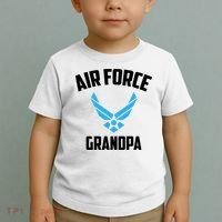 Cool Air Force Grandpa Gift Proud Us Military Veteran Gift Toddler T-Shirt thumb 2