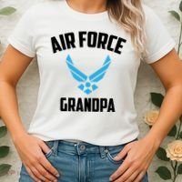 Cool Air Force Grandpa Gift Proud Us Military Veteran Gift Women's T-Shirt thumb 2